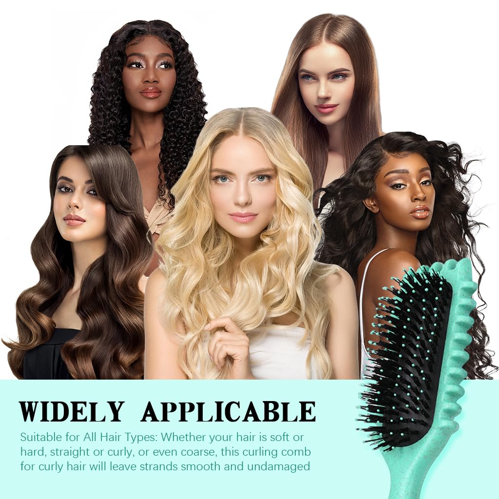 MAYCREATE Hair Brush for Women featuring Nylon Bristles and Air Cushion Comb for Styling