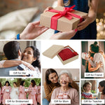 MAYCREATE Jewelry Storage Pouch for Travel with Tassel Zipper 13x11.5cm | Red Organizer