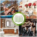 MAYCREATE Travel Bottle Kit for Toiletries with Leakproof Flip Lid | 3pcs 100ml Soft PE Squeeze Bottles