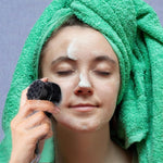 MAYCREATE Facial Cleansing Brush for Deep Skin Care with Dual Sided Silicone and Microfiber Bristles