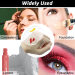 MAYCREATE Hand Makeup Spatula Mixing Palette Set for Artists with 4 Grid Acrylic Design | Includes Double Head Blender Stick