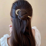 MAYCREATE Hair Pins for Elegant Updos with 3pcs 4.72 in U Shape Acrylic Design | Women Styling