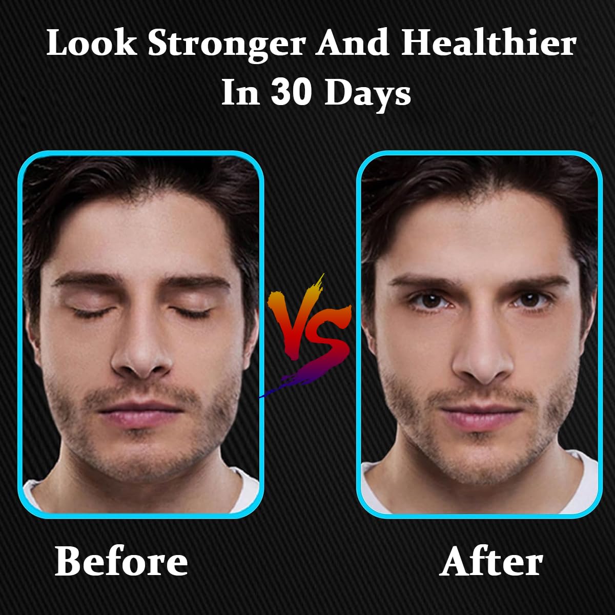 MAYCREATE Jawline Exerciser for Men and Women featuring 45lbs Silicone Trainer | 6PCS Set