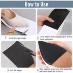 MAYCREATE Shoe Sole Protectors for Leather Shoes and High Heels featuring 16PCS Cuttable Rubber Grips