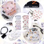 MAYCREATE Small Pouches for Women featuring 13x13cm design with self closure Oxford fabric | travel makeup and coin organizer set