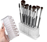 MAYCREATE Acrylic Makeup Organizer for Brushes and Liners with 26 Slots | Clear Display Holder
