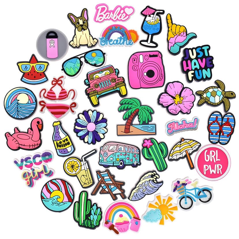 MAYCREATE® 35PCS Shoe Charms for Girls Teens