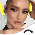 MAYCREATE Eyelash Extension Clusters for DIY Lash Styling with 80PCS 3D D Curl Fibers | Natural Fluffy Look