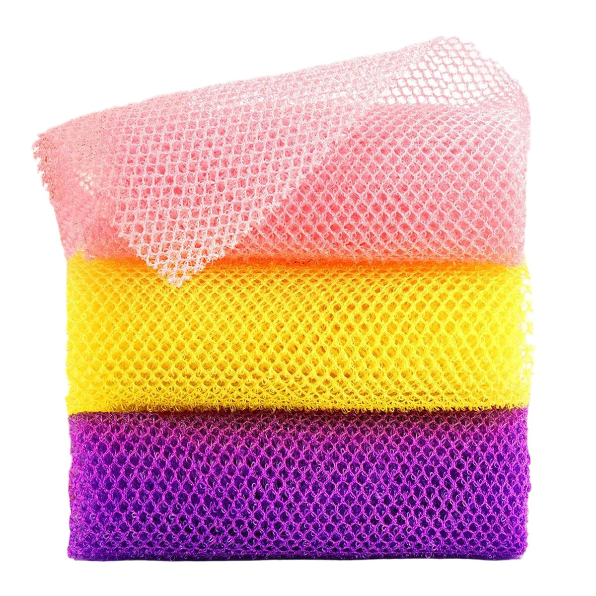 MAYCREATE Reusable Mesh Bathing Net for Gentle Body Cleansing 30x80cm | Soft Exfoliation