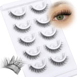 MAYCREATE® Self Adhesive Eyelashes Natural Lashes Cat Eye False Eyelashes Pre Glued Lashes