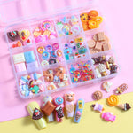 MAYCREATE® 3D Mix Assorted Color Nail Charms Acrylic Multi Cute Nail Art Charms