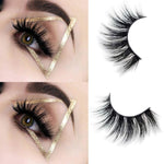 MAYCREATE False Eyelashes for Party Look featuring Knot Free Lash Band and Soft Faux Fiber 15–18mm