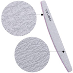 MAYCREATE Nail Files Buffers Kit 20pcs with Dual Sided 100 180 Grit for Manicure | Washable Emery Boards for Acrylic & Gel Nails