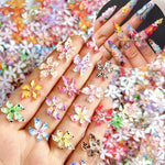 MAYCREATE® 60PCS Flower Nail Art Charms