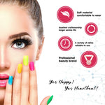 MAYCREATE False Eyelashes for Party Look featuring Knot Free Lash Band and Soft Faux Fiber 15–18mm